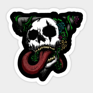 KOD Original Skull Design Sticker
